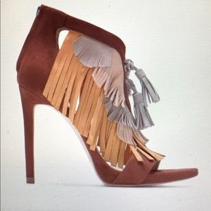 Zara Fringe Heel